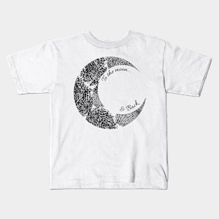 to the moon and back Kids T-Shirt